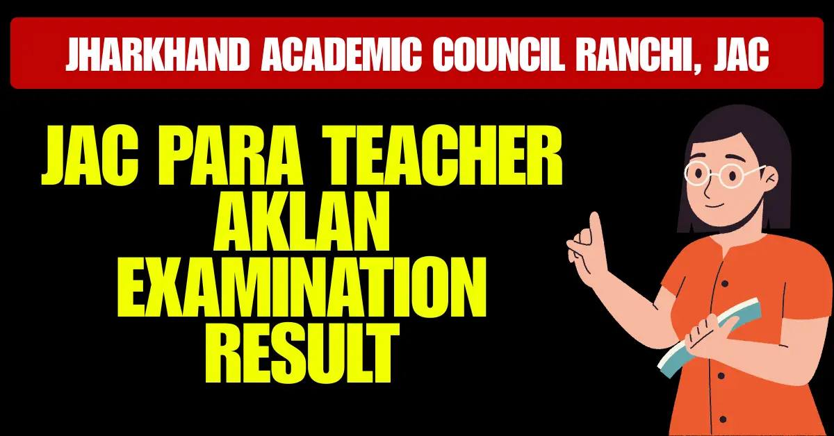 JAC Para Teacher Akalan Final Answer Key 2025