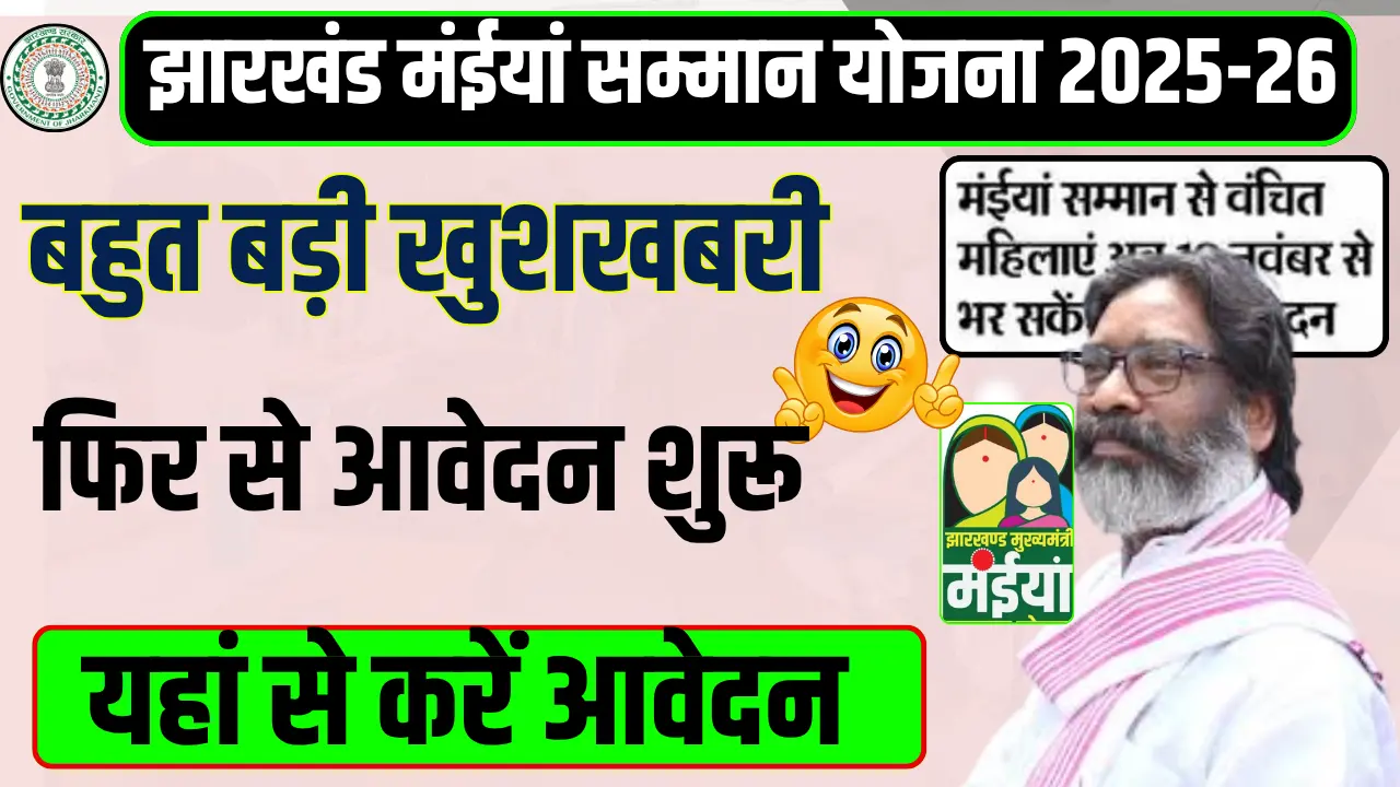 Jharkhand Maiya Samman Yojana 2025-26
